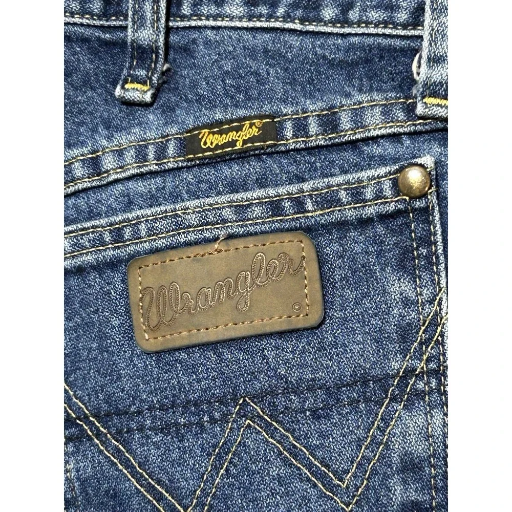 Wrangler George Strait Mens 35x32 13MGSHD Cowboy‎ Cut Rodeo Denim Jeans EUC